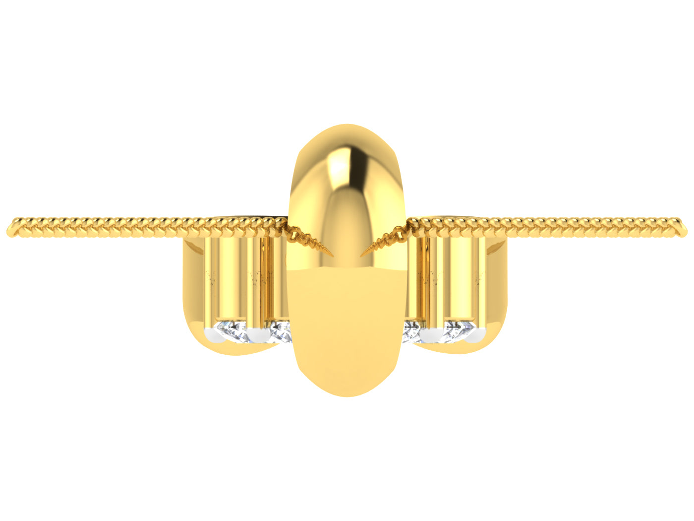 Nidal Jewels | Enigma Gold and Diamond Pendant - Nidal Jewels